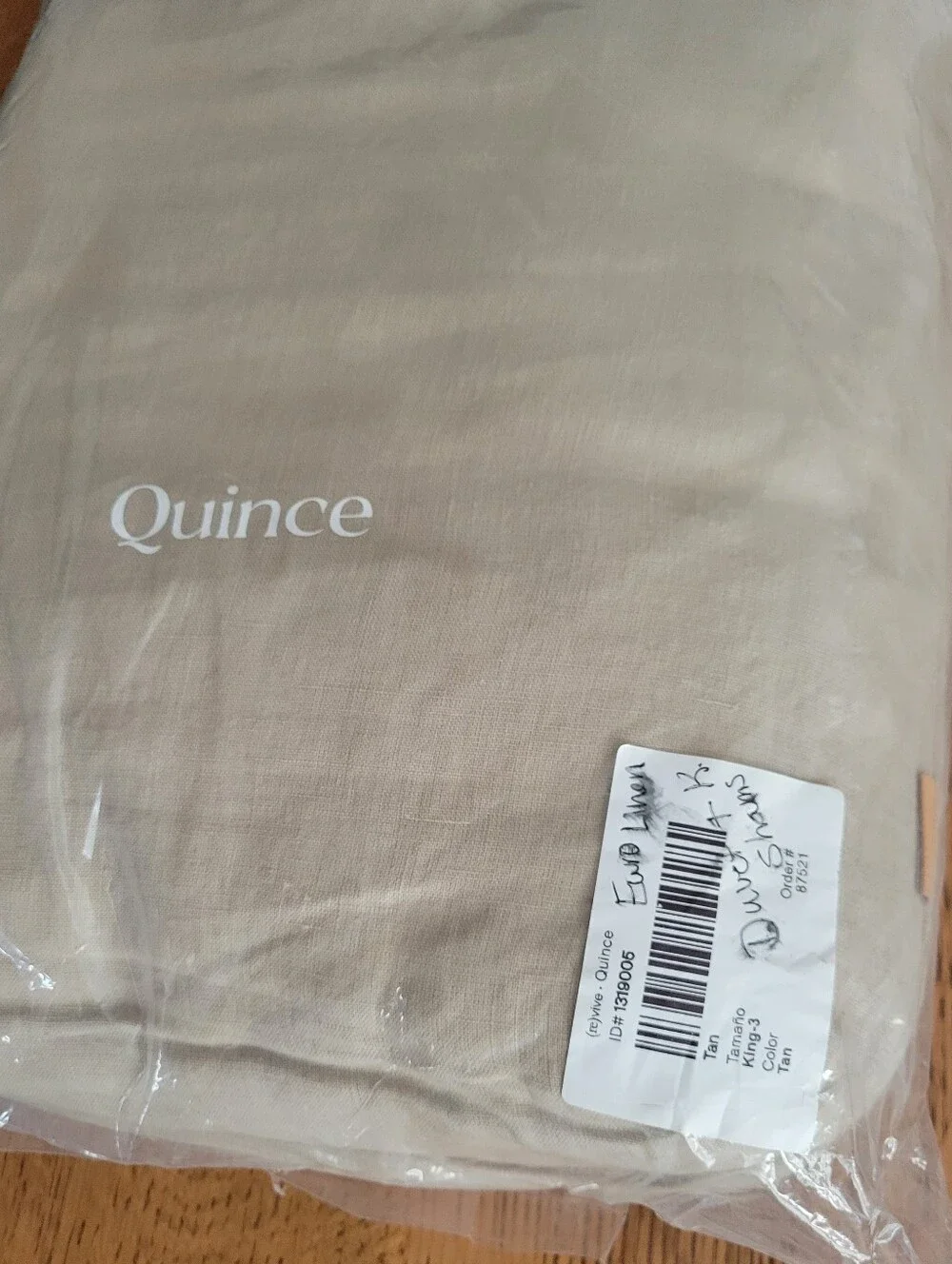 Quince European Linen Duvet Cover Set - King/Cali King